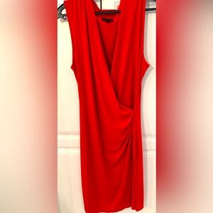 Elegant Worthington Bright Red Sleeveless Dress M